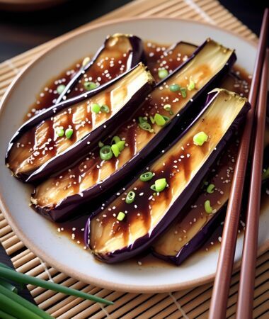 Savory Miso Glazed Eggplant - Quick Healthy Recipe