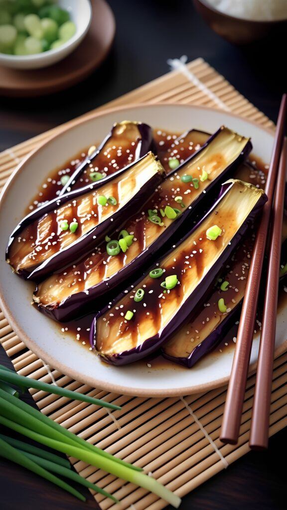 Savory Miso Glazed Eggplant - Quick Healthy Recipe