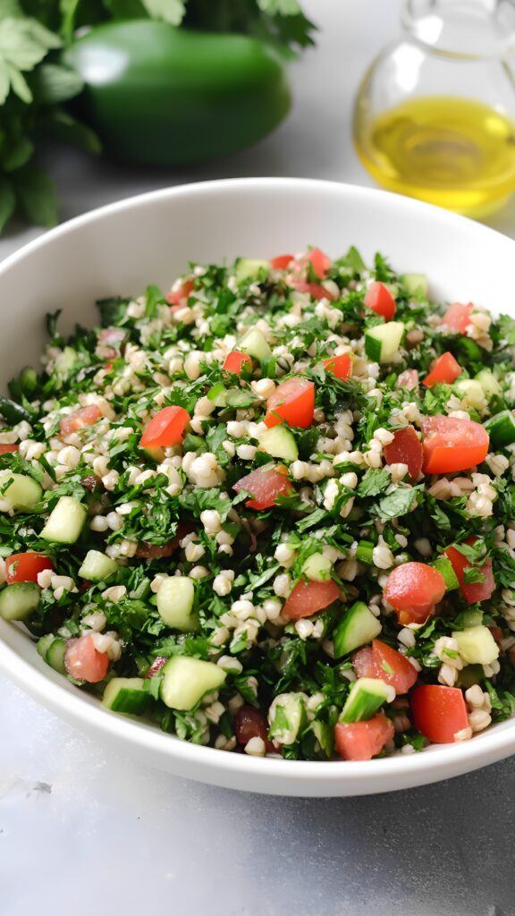 Traditional Tabbouleh Salad- Fresh & Zesty