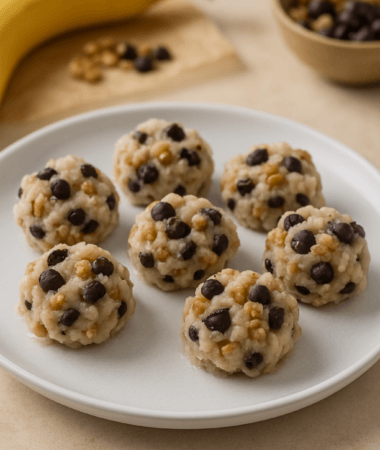 Banana Walnut Dark Chocolate Chip Frozen Bites