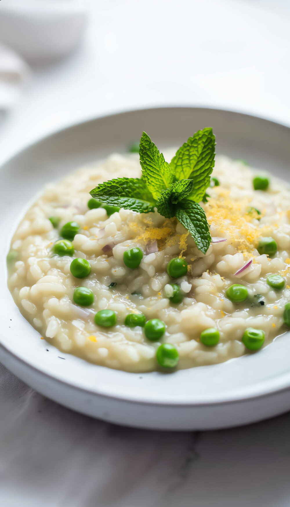 Cauli Rice Spring Pea & Mint Risotto for Mother’s Day