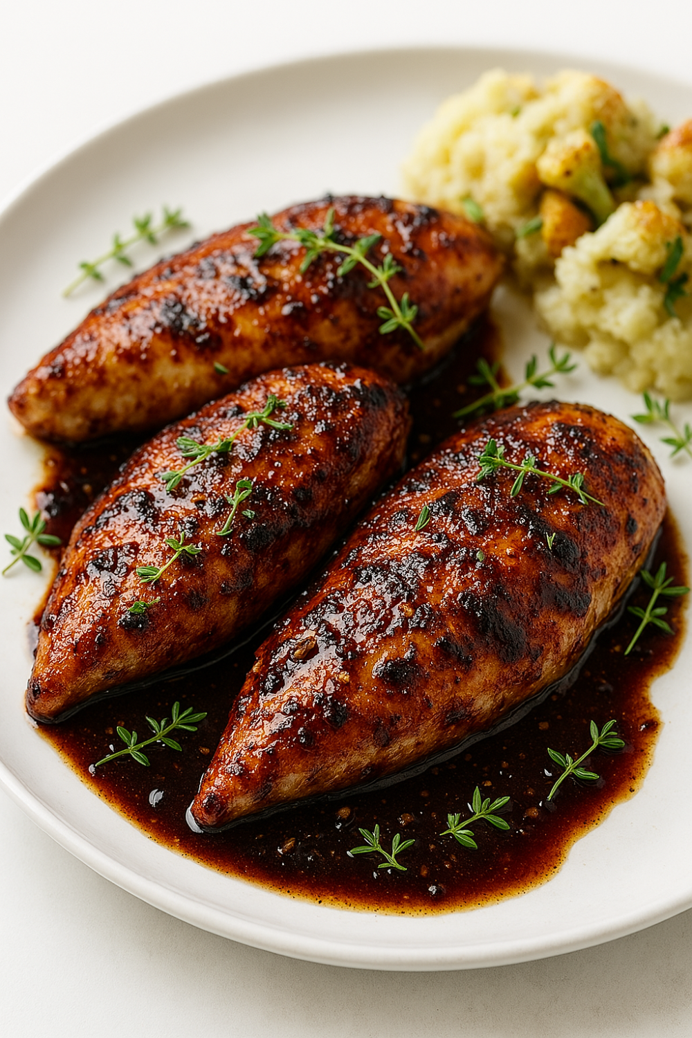 Cherry Balsamic Glazed Chicken – Sweet and Savory