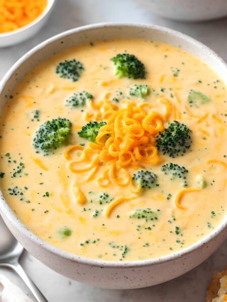 Creamy Broccoli Cheddar Soup – Comfort in a Bowl