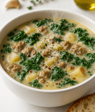 Creamy Sausage and Kale Soup in 30 Minutes