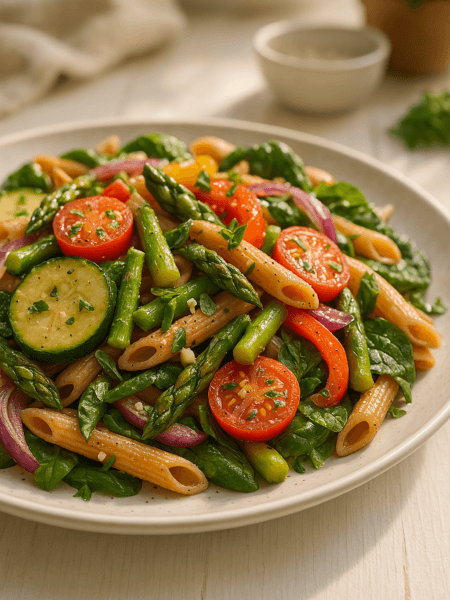 Delicious Spring Veggie Pasta Primavera for Light Dining