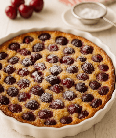 Easy Cherry Clafoutis – French Dessert with Flair