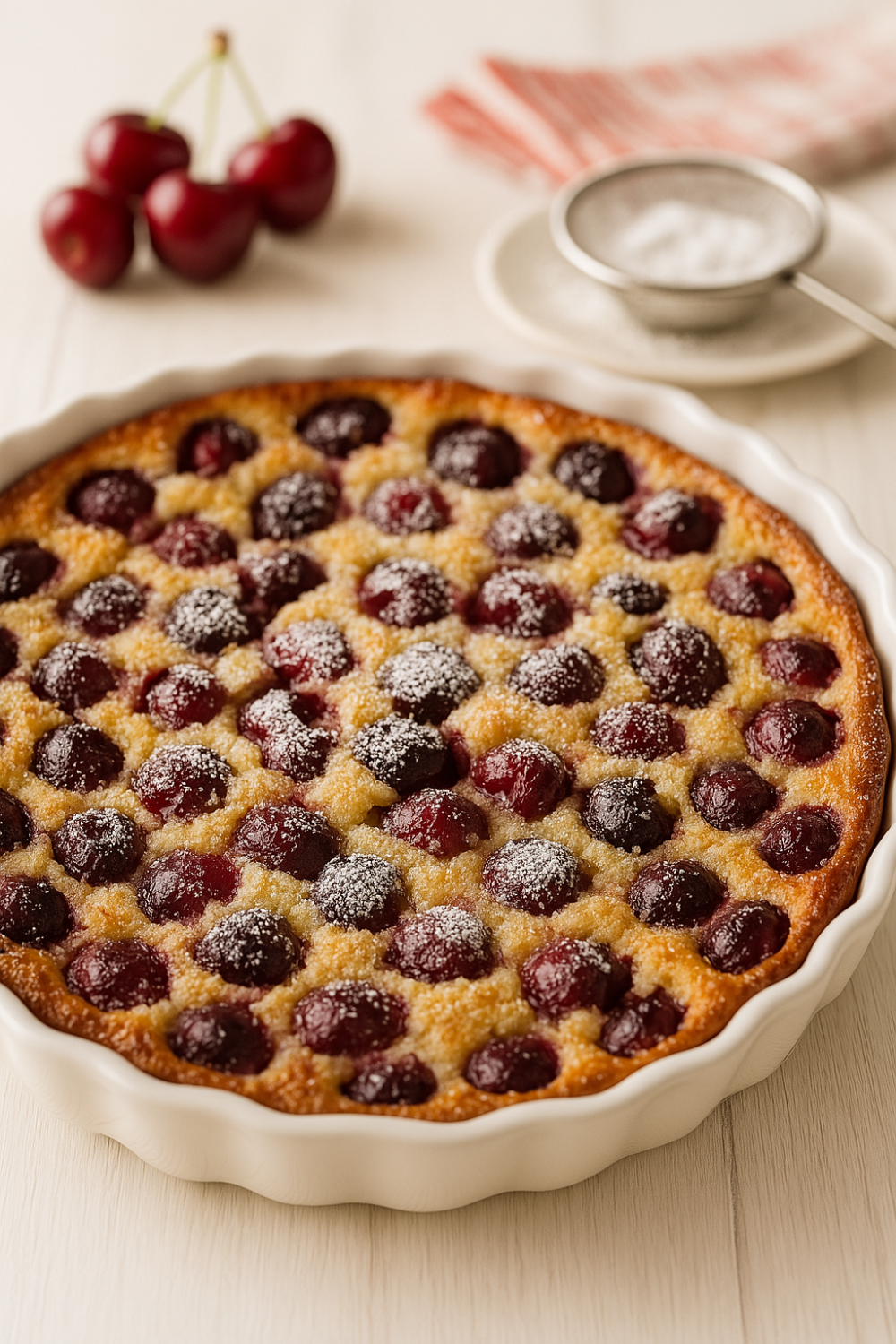 Easy Cherry Clafoutis – French Dessert with Flair