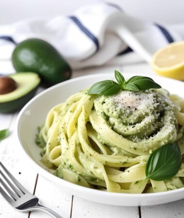 Easy Creamy Avocado Basil Pasta for Fresh Flavor Delight