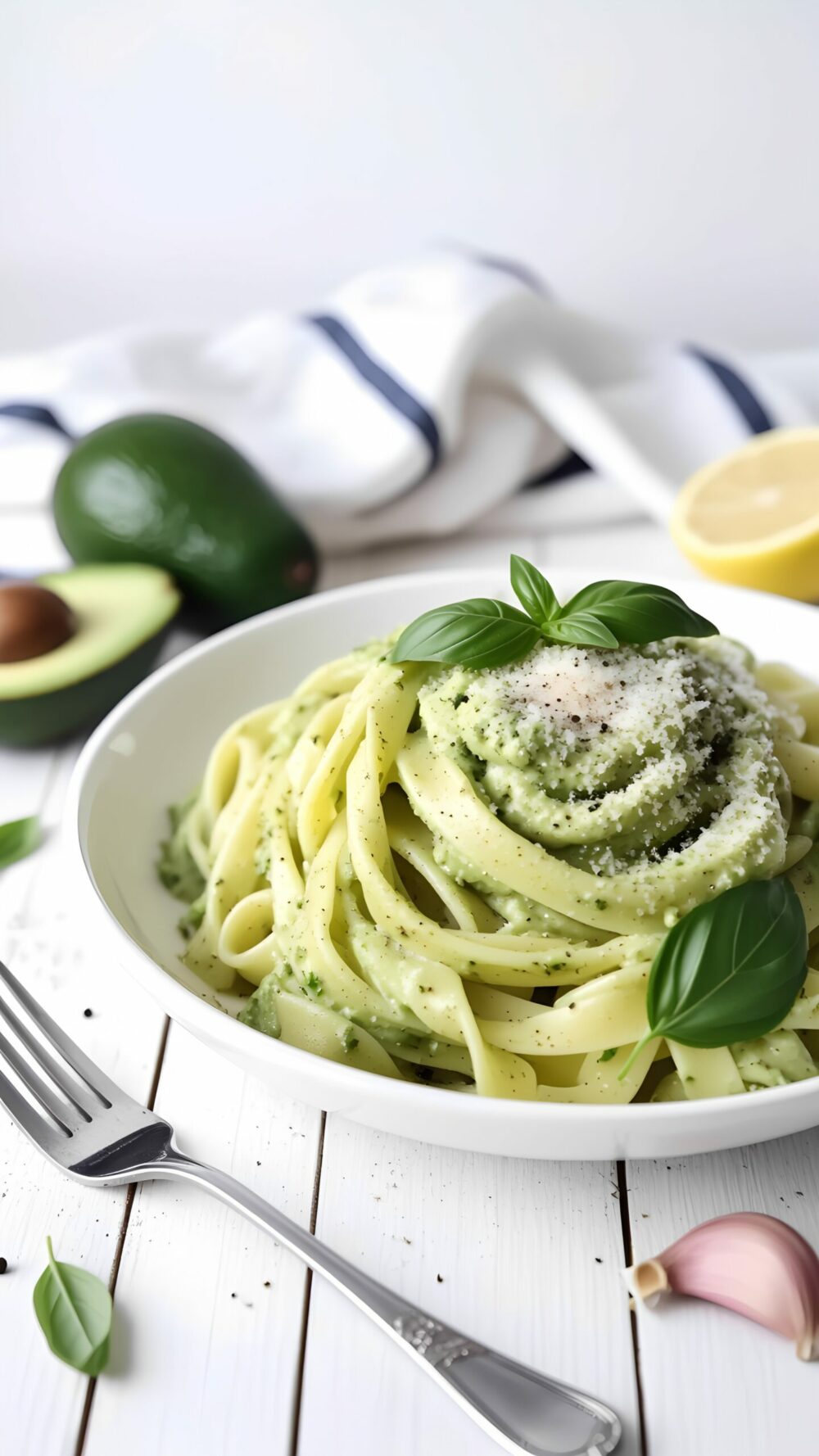 Easy Creamy Avocado Basil Pasta for Fresh Flavor Delight