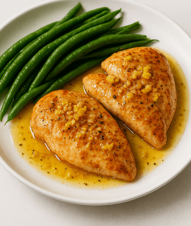 Lemon Garlic Chicken & Green Beans – 30-Minute Meal
