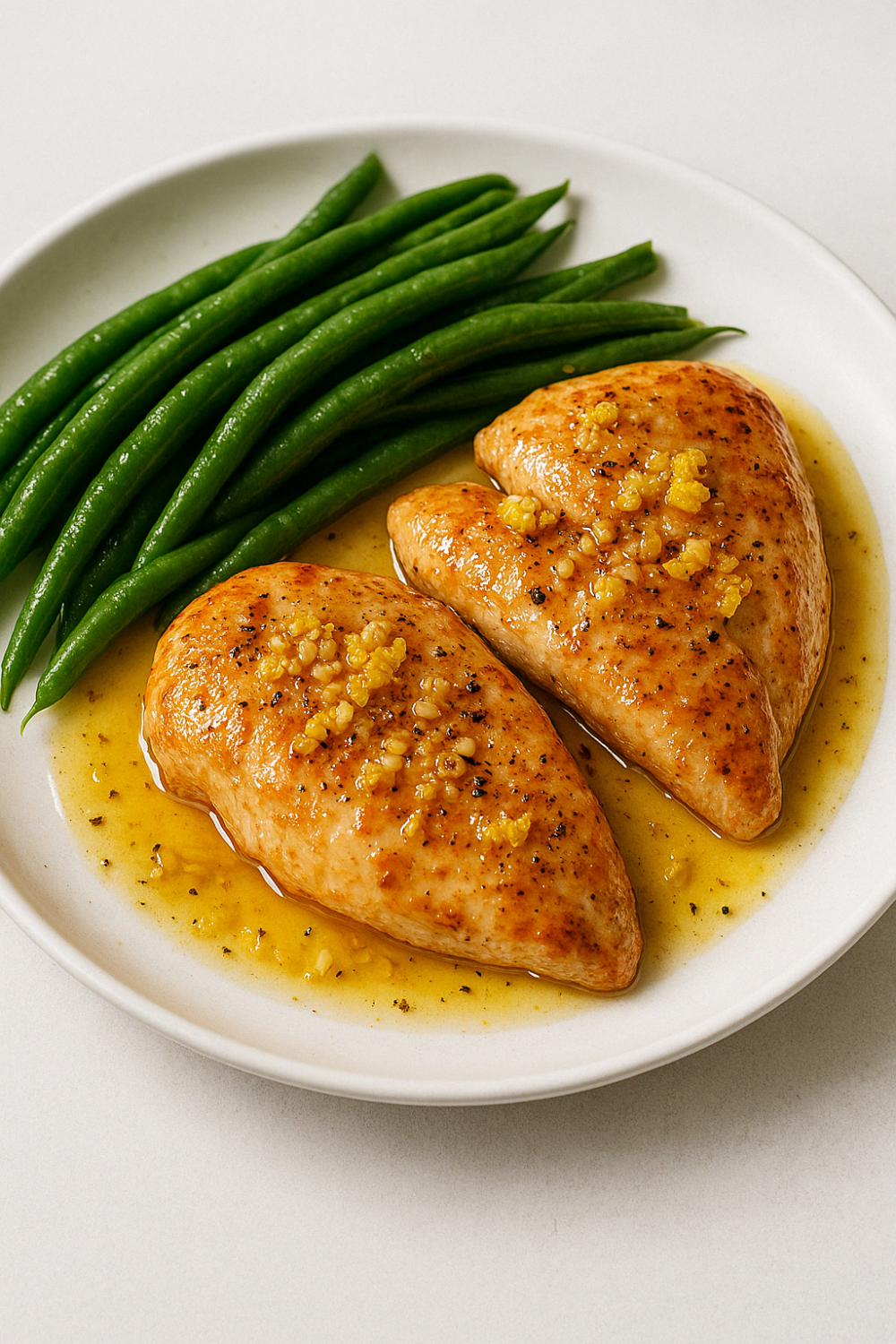 Lemon Garlic Chicken & Green Beans – 30-Minute Meal