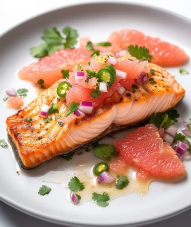 Mother’s Day Salmon and Pink Grapefruit Salsa Dinner