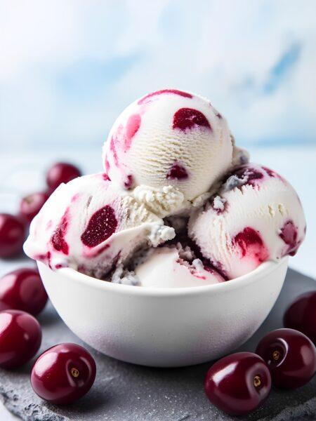 No-Churn Cherry Ice Cream – Creamy & Chunky Treat
