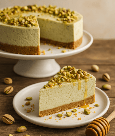 Rich and Creamy Pistachio Cheesecake to Impress Guests