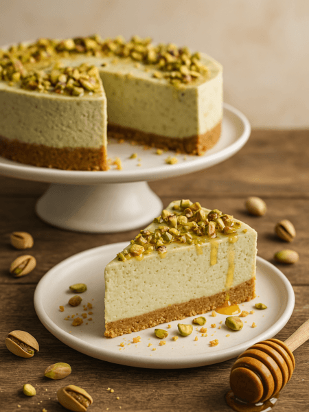 Rich and Creamy Pistachio Cheesecake to Impress Guests