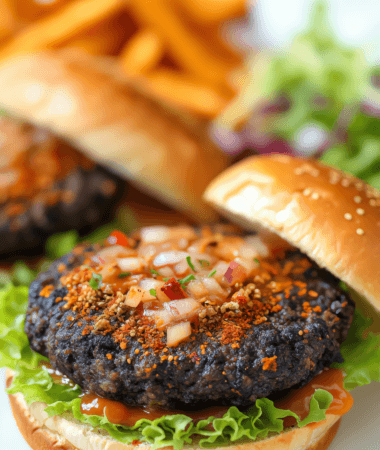 Spicy Black Bean Burgers – Easy & Flavorful