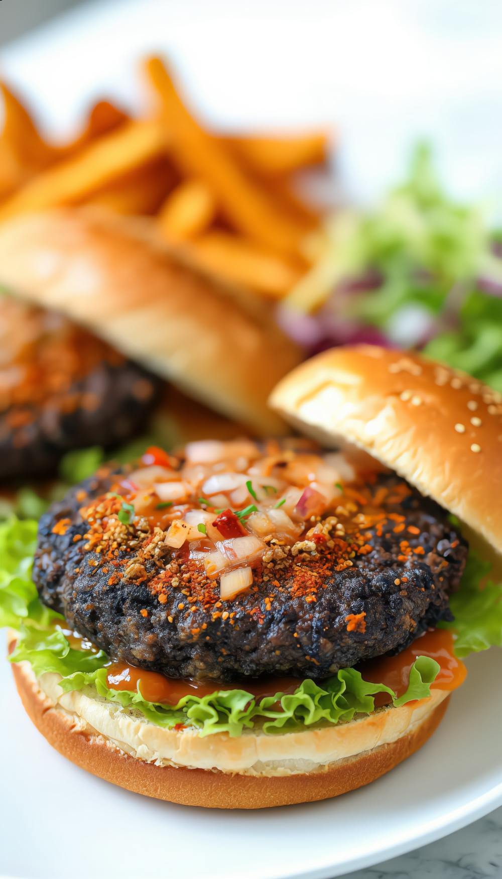 Spicy Black Bean Burgers – Easy & Flavorful