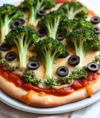Tree-Themed Veggie Pizza – A Wholesome and Fun Earth Day Meal