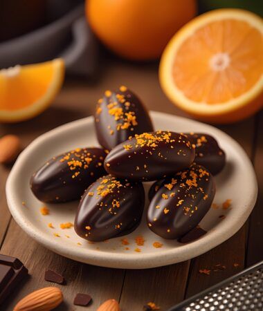 Zesty Orange Dark Chocolate-Covered Dates