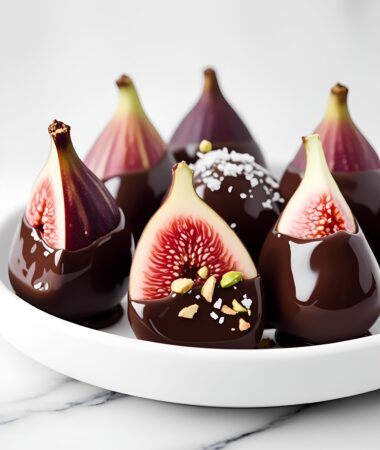 Heavenly Dark Chocolate-Dipped Fig Delights
