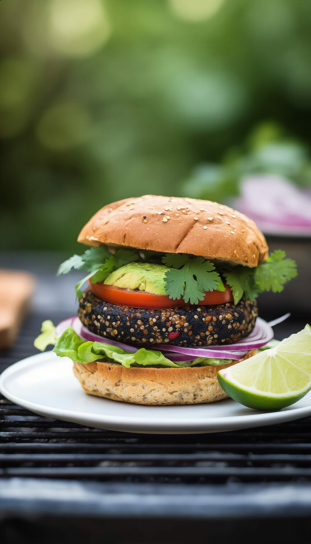 Lime Black Bean Quinoa Burgers – Healthy Mother’s Day Grill