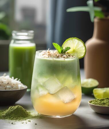 Matcha Coconut Kombucha Spritz – Energizing Refreshment