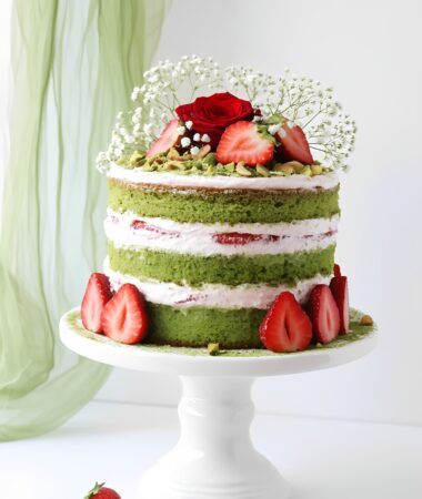 Matcha Strawberry Layer Cake for Bright‑Eyed Grads