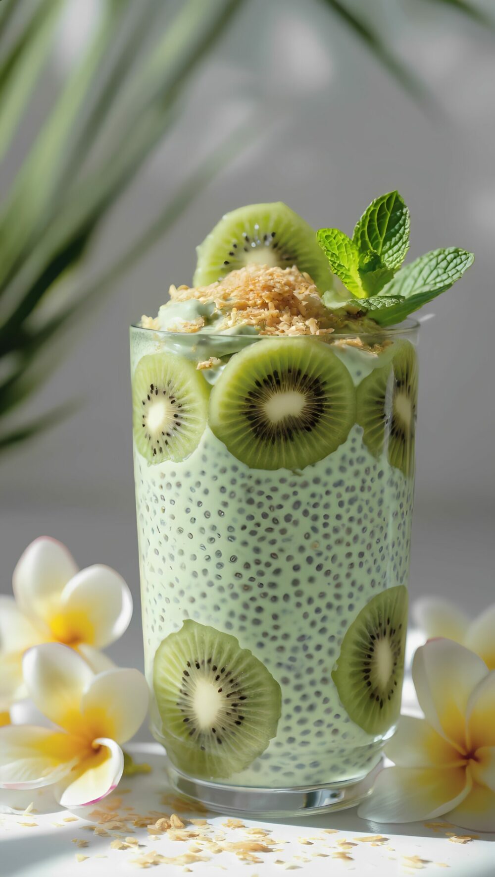 Overnight Chia Matcha Kiwi Parfaits – Prep While You Sleep