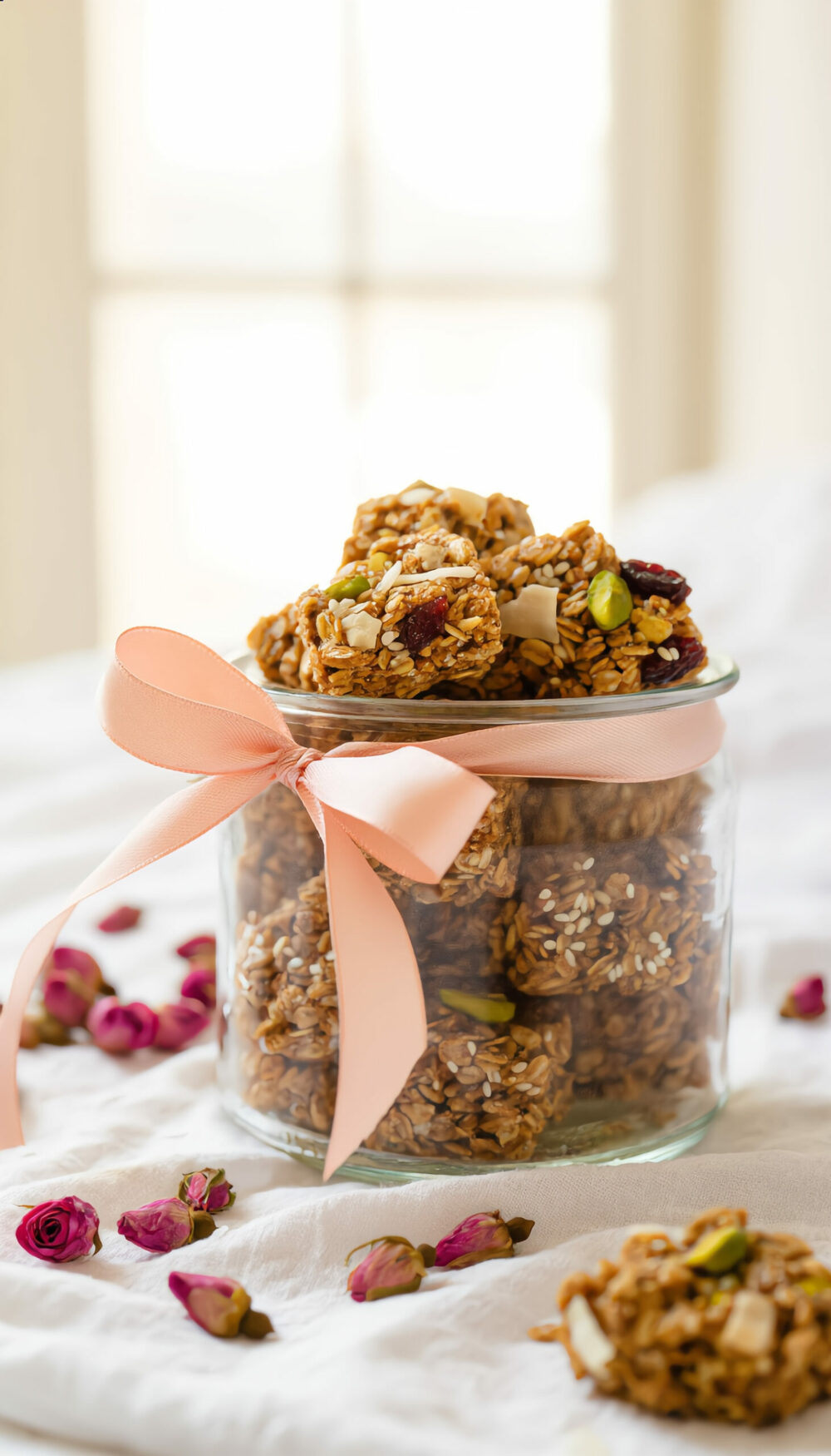 Rosewater Pistachio Granola Clusters – Breakfast Gift