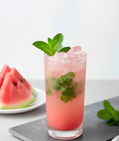 Watermelon Mint Mist Mocktail - Light and Refreshing Drink