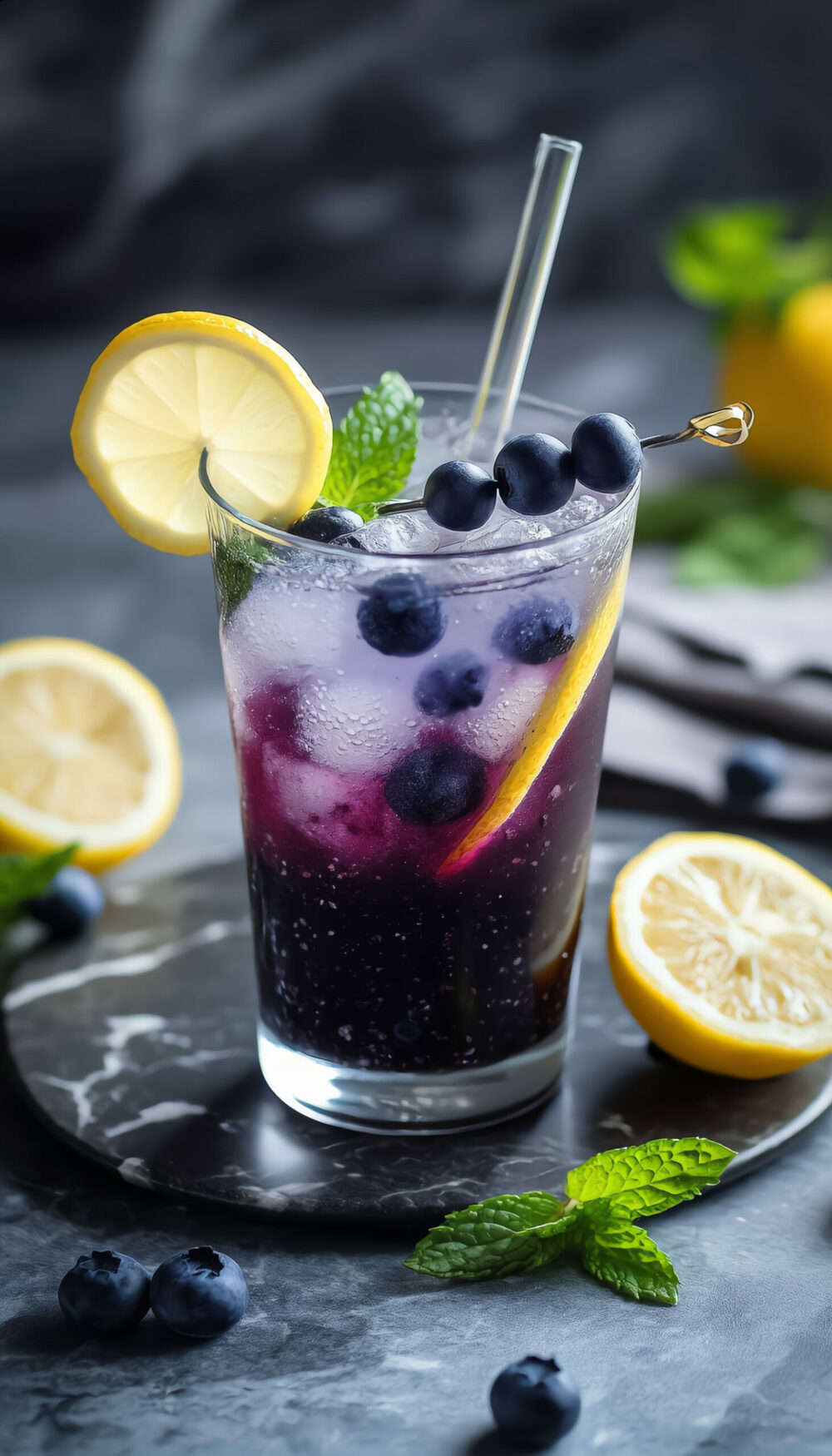 Blueberry Lemon Electro-Aide – Hydrating Summer Drink