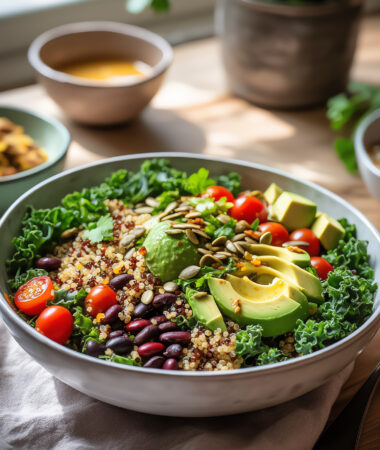 Healthy Father’s Day Kale and Quinoa Power Bowl