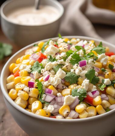 Mexican Street Corn Salad with Cotija and Smoky Chili Lime
