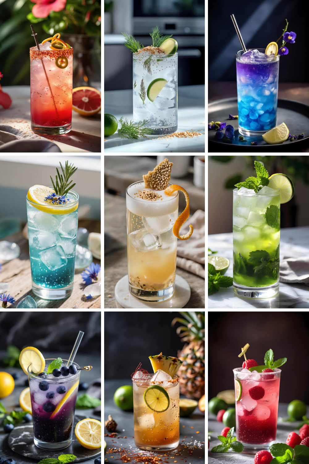 18 Refreshing Nonalcoholic Low-Sugar Summer Mocktails