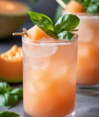 Cantaloupe Basil Crush – Melon Fresh Low Sugar Cooler