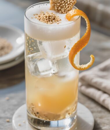 Sparkling Sesame Citrus Cooler – Unique Nutty Twist