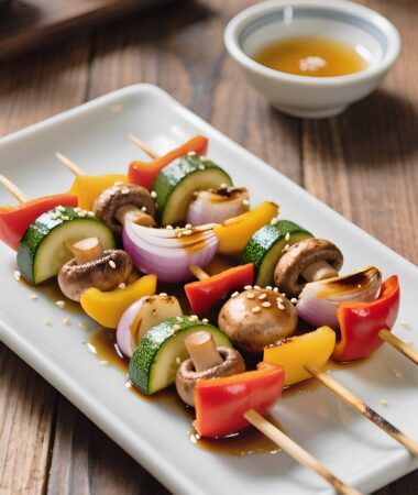 Veggie Power Kebabs with Miso Mist | Simple Grill Magic