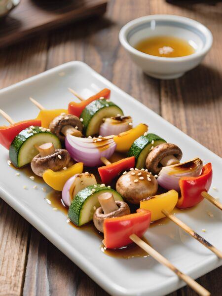 Veggie Power Kebabs with Miso Mist | Simple Grill Magic