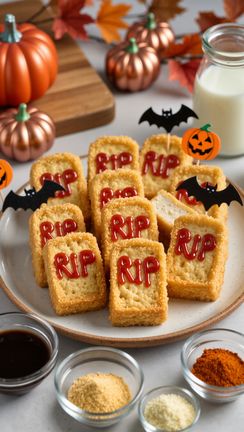 Air Fryer Tofu Nuggets “Tombstones” – High Protein