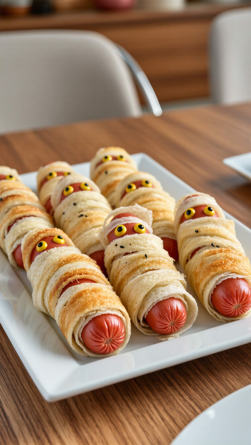 Healthy Air Fryer Mummy Turkey Dogs – 5-Ingredient