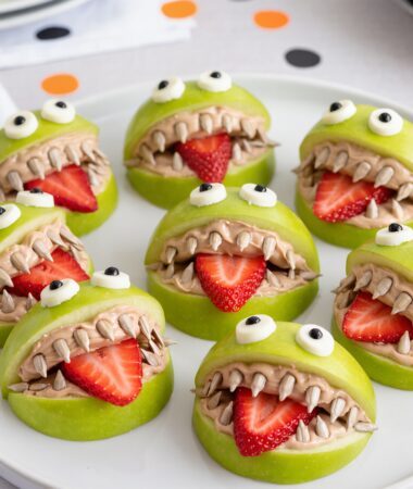 Monster Apple Bites – No Added Sugar Halloween Snack