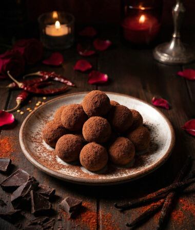 Dark Chocolate Chili Truffles for a Romantic Night