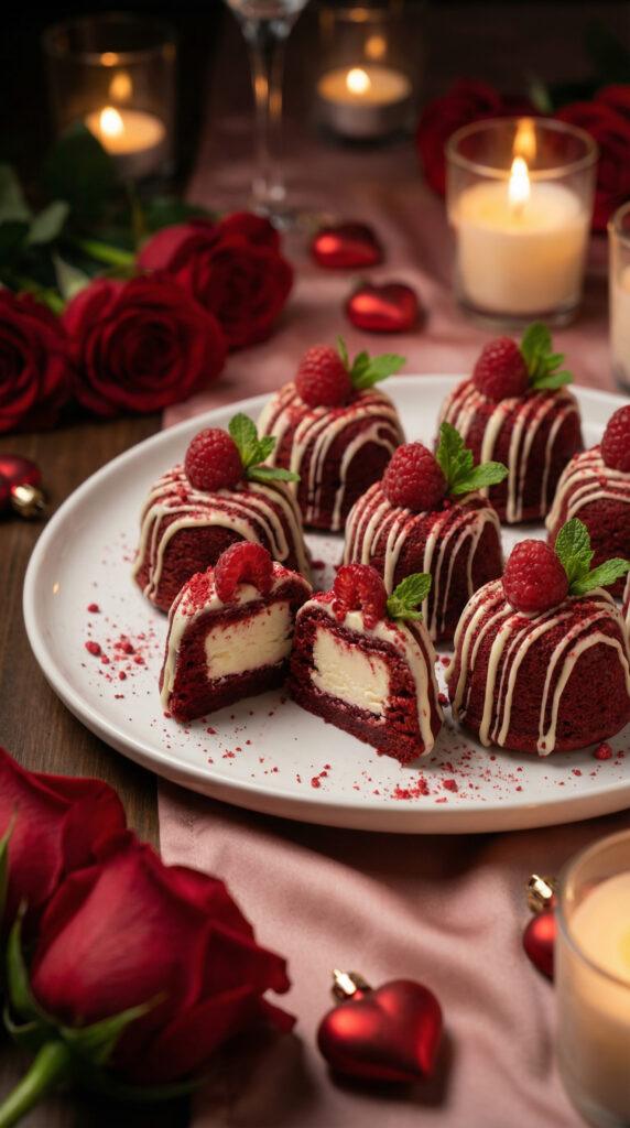 Red Velvet Cheesecake Bites for a Romantic Evening