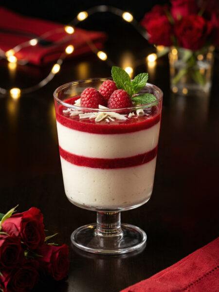 White Chocolate Raspberry Love Mousse for Valentine’s